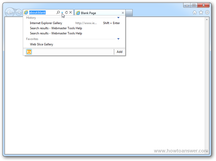 Expanding search results options in Change the default search engine in Internet Explorer