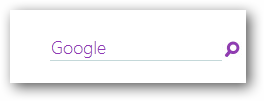 Word Google typed in search window of Internet Explorer Gallery Add-ons