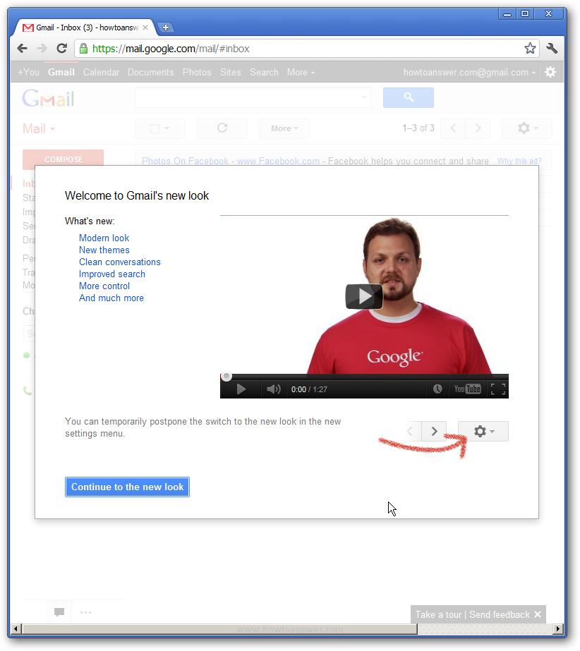 Welcome to Gmail new look