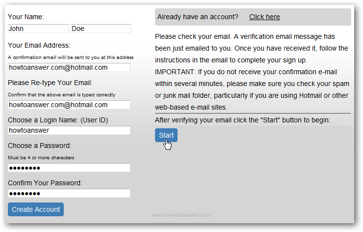 Start Graboid Video software interface after account creation