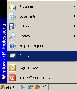 Start - Run