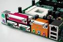 Integrated network card on a PC mainboard
