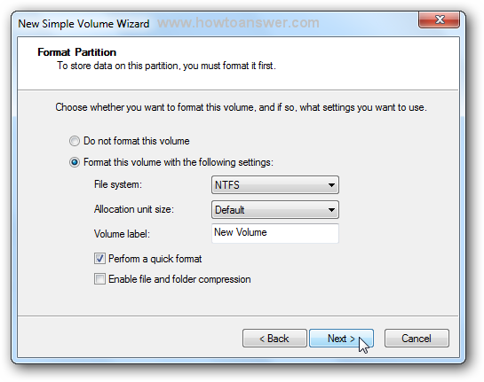 Format Partition