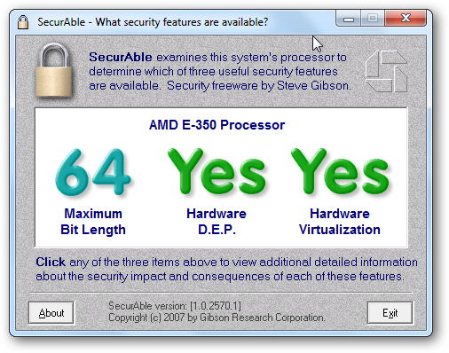 SecurAble software interface