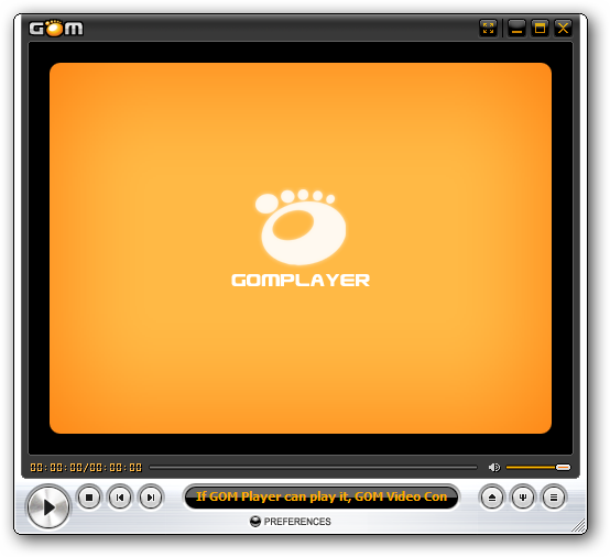 Gom Player software interface
