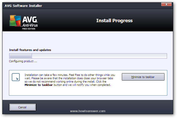 Installing AVG