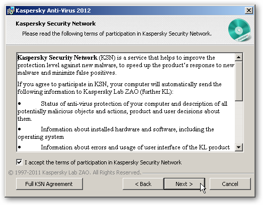 Kaspersky Security Network Agreement