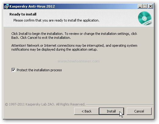 Protect Installation Process