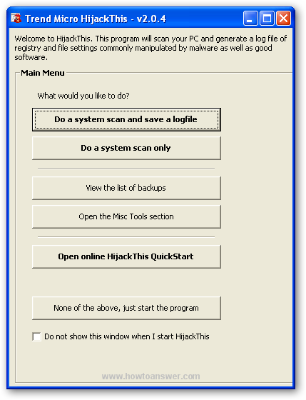 HijackThis version 2.0.4