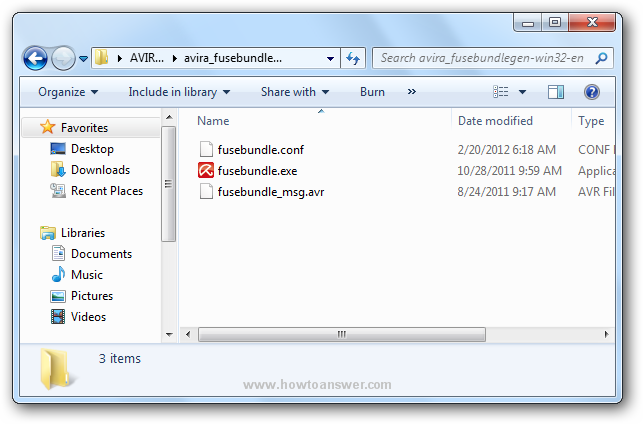 Fusebundle archive content
