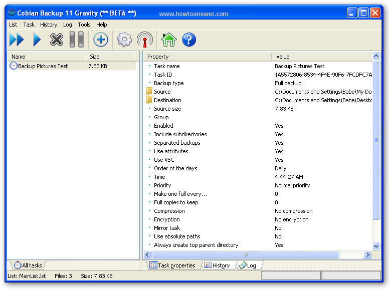Cobian Backup 11 Gravity