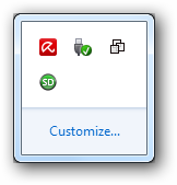 Startup Delayer icon running in Windows taskbar